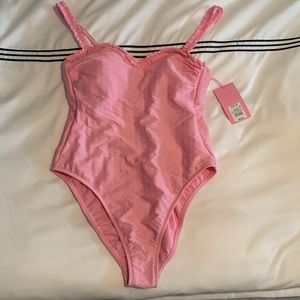 Stoney Clover Lane (SCL) x Target one piece pink swimsuit